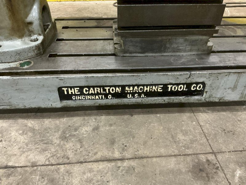 5' X 11" CARLTON MODEL #1A RADIAL ARM DRILL: YOBRO #25176