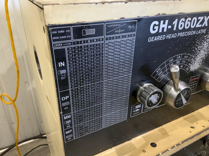 16" X 60" JET MODEL GH-166ZX ENGINE LATHE: STOCK #80878