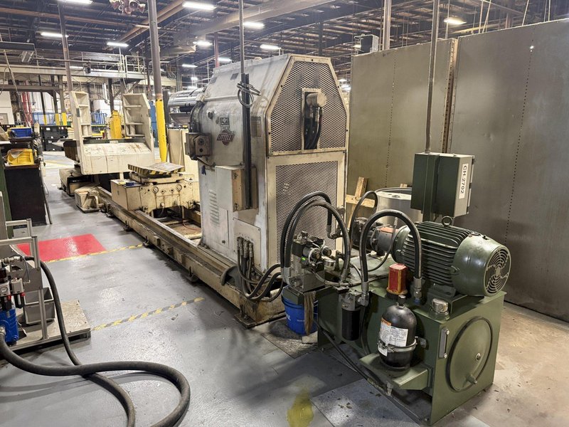 20,000 LBS X 36" LITTELL MODEL #200-36 COIL REEL UNCOILER &amp; CAR: YOBRO #26034