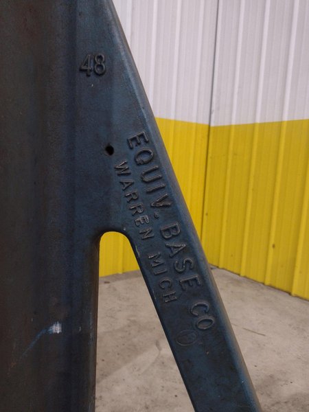 48” X 10” X 22” PAIR OF (2) ANGLE PLATES: STOCK #22673