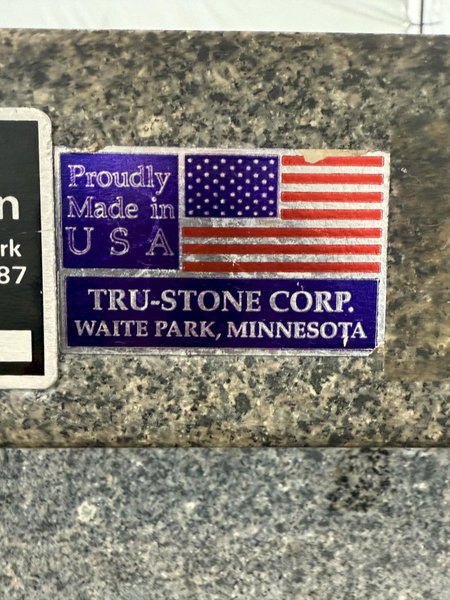 48&quot; X 60&quot; X 6&quot; GRANITE SURFACE PLATE WITH STAND. STOCK # 1120424