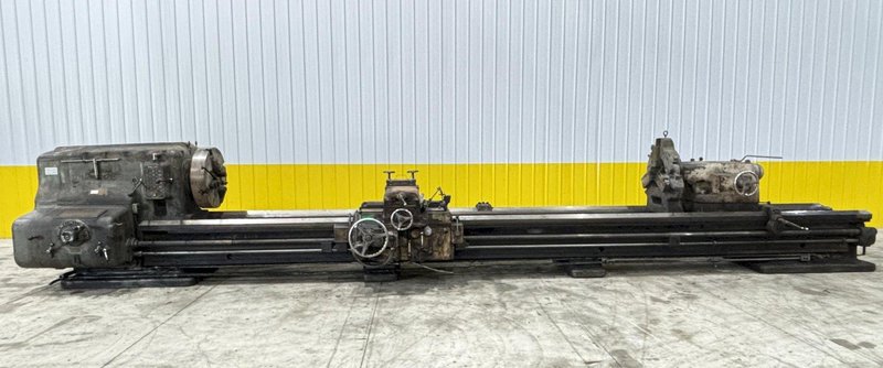40&quot; X 252&quot; (21&#039;) AMERICAN PACEMAKER ENGINE LATHE, 2.75&quot; HOLE: STOCK #20837