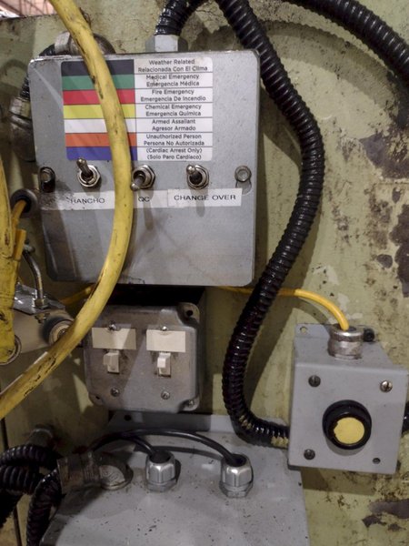 220 TON AIDA MODEL #PMX-LS-200H SSDC STRAIGHT SIDE PRESS, 7.87" STROKE: STOCK #22214