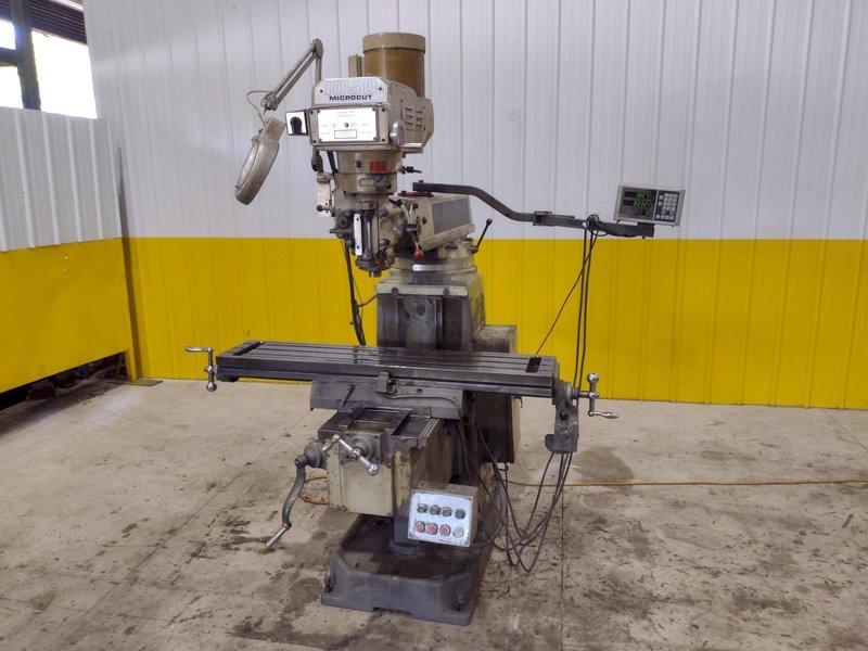 3 HP MICROCUT MODEL #1050 VERTICAL KNEE MILL: STOCK #21731