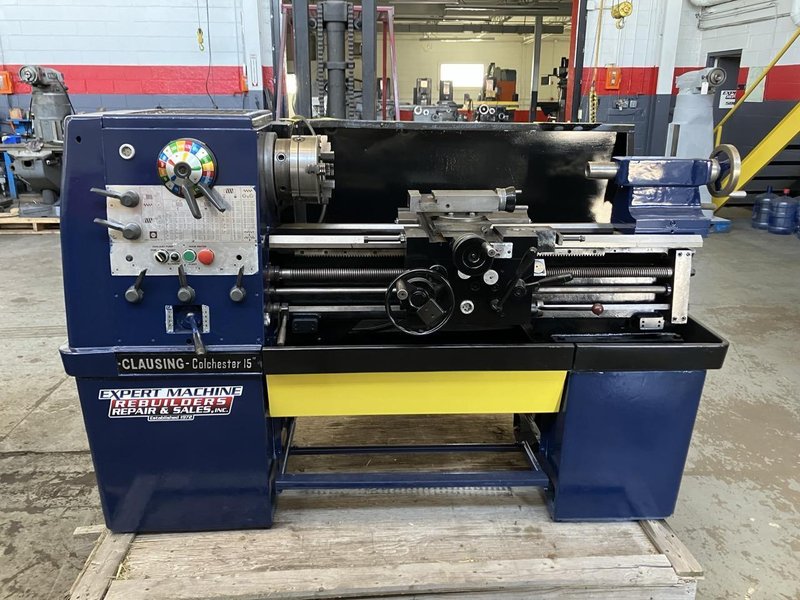 15″ x 40″ Clausing Colchester 15 Lathe, 1975