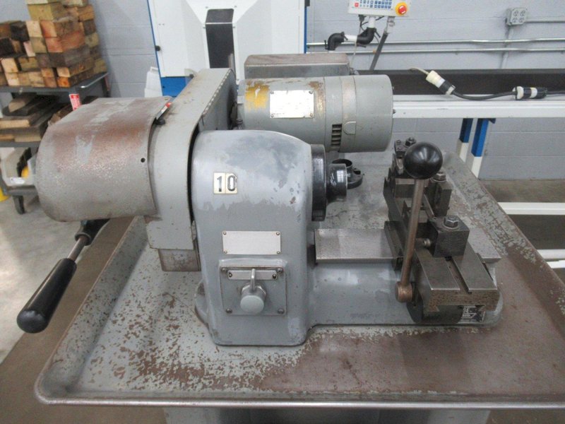 Hardinge HSL-5C Speed Lathe, Production Cross Slide, Lever Collet Closer, Metal Base