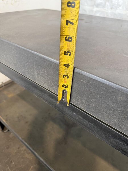 48&quot; X 24&quot; X 4&quot; METROPLATE GRANITE SURFACE PLATE W/ STAND. STOCK # 0449425.