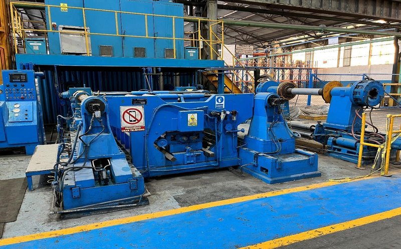 58” SCHMUTZ ALUMINUM SLITTING LINE (14530)