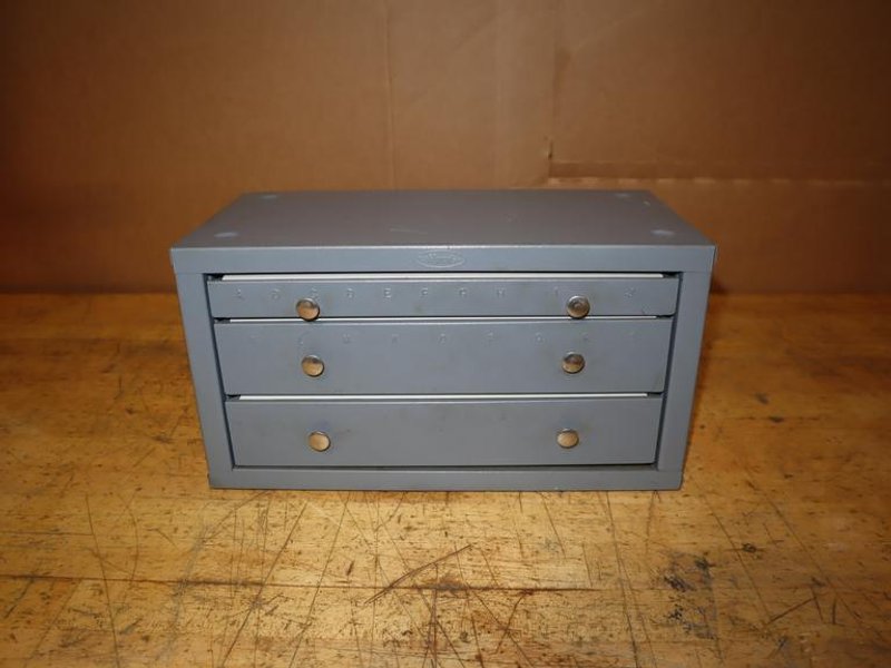Huot 3-Drawer Jobber Letter A-Z Drill Index- Auction Item