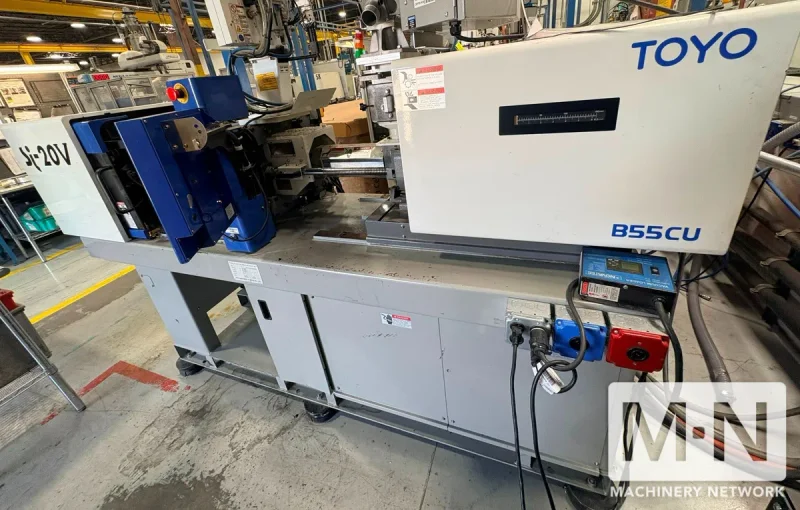 20 TON 0.77 OZ TOYO MODEL SI20V ELECTRIC INJECTION MOLDING MACHINE MFG 2018