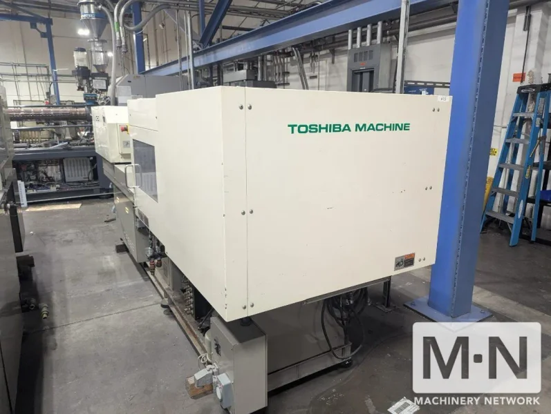 85 TON 3.4 OZ TOSHIBA MODEL EC85NIIV30-2A ELECTRIC INJECTION MOLDING MACHINE MFG 2007 (2) AVAILABLE