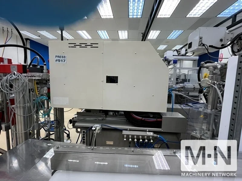 240 TON 9.28 OZ TOSHIBA MODEL EC240NIIV30-6A SILICONE LIM INJECTION MOLDING MACHINE MFG 2007 TWO AVAILABLE