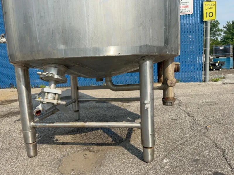 WALKER STAINLESS 400 GALLONS S/S JACKETED MIXING TANK   -  MIX