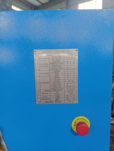New Ficom H-90 Hydraulic Ironworker (#5891)