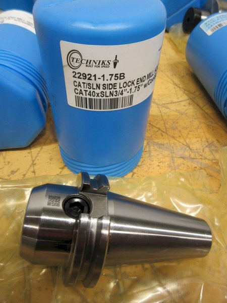 Techniks SYIC CAT40 Tool Holders (9 pcs) Assorted ***All New In Packaging***- Auction Item
