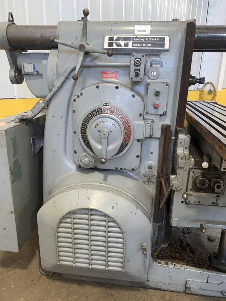 50 HP KEARNEY &amp; TRECKER MODEL #550TF-20 HORIZONTAL MILL : STOCK #12200