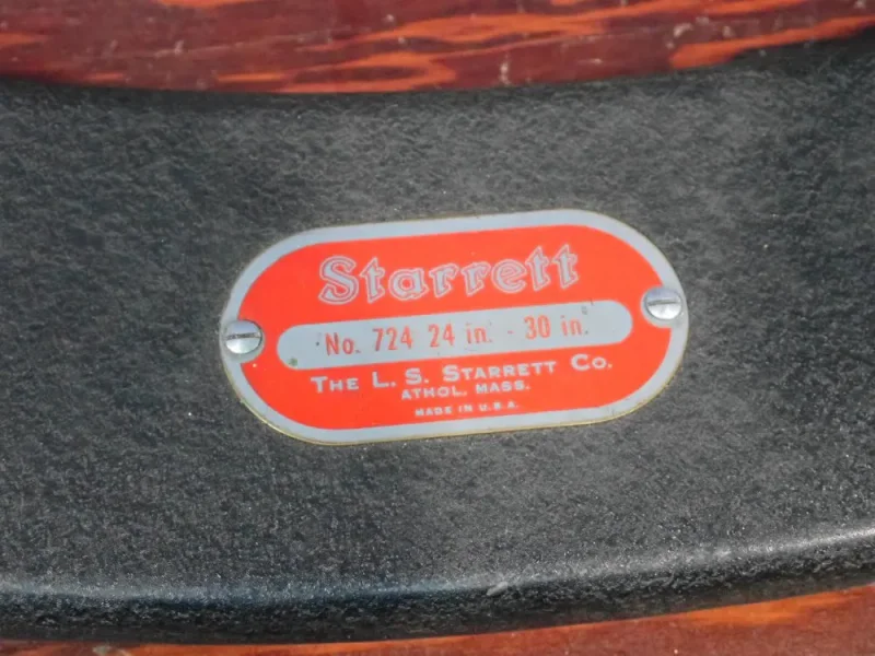 STARRETT 24" TO 30" OUTSIDE MICROMETER SET   -  724
