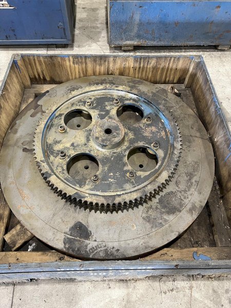 78" X 50' BESCO PORTABLE LATHE, ONSITE TURBINE WORK: STOCK #20735