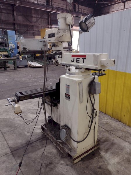 3 HP JET MODEL #JTM-1054 VERTICAL RAM TYPE MILL: STOCK 22336