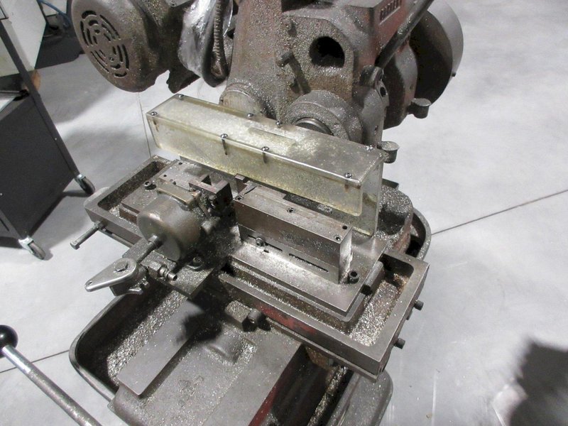 Barker Model AM,  3 Axis Milling Machine, with Pneumatic Clamping System and Pedestal Stand.- Auction Item