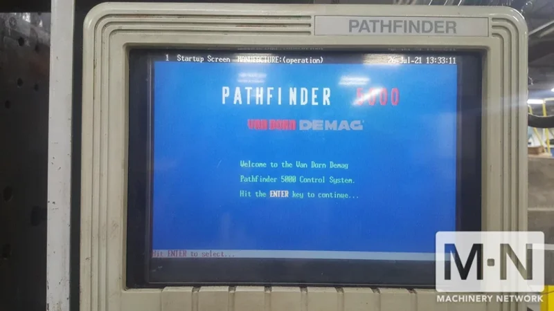 300 TON 30 OZ VAN DORN MODEL 300HT-30F INJECTION MOLDING MACHINE MFG NEW IN 1995