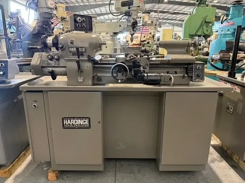 HARDINGE HLV-H-EM Super Precision Tool Room Lathe 1997’ Inch/Metric #8101