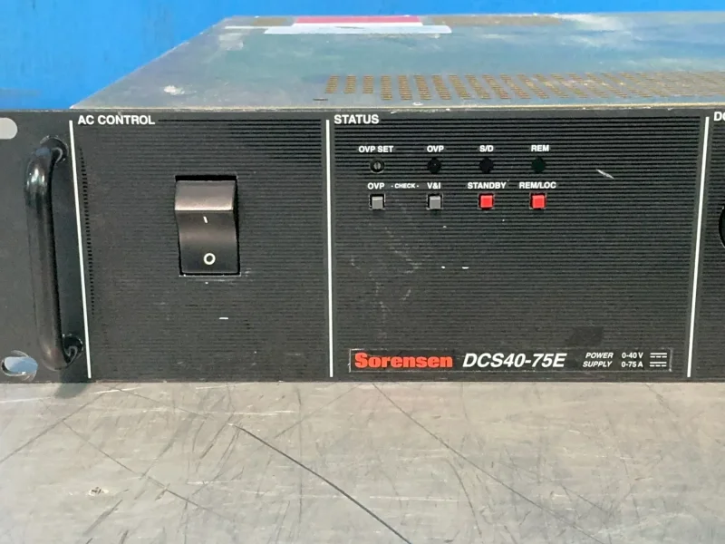 SORENSEN POWER SUPPLY  -  DCS40-75EM9C