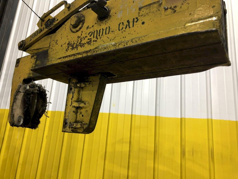 2,000 LB 1 TON MAN SAVER SINGLE RIM VERTICAL COIL LIFTING TONG SCISSOR TYPE COIL LIFT: STOCK #15819