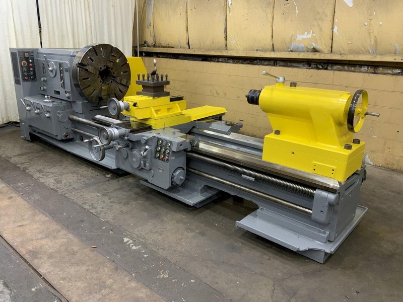 38" X 92" POREBA GAP BED ENGINE LATHE: STOCK #80622