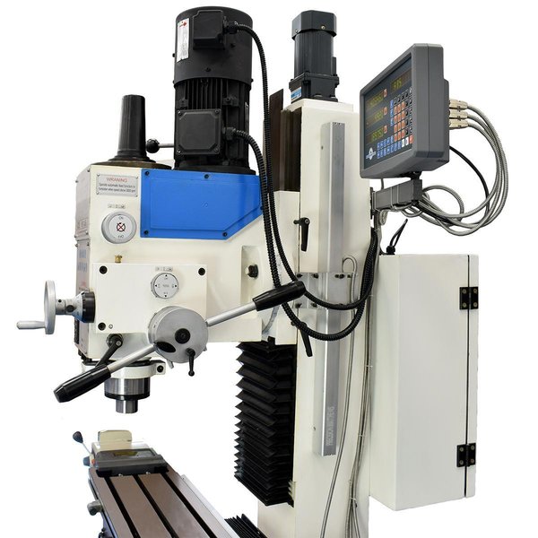 PRECISION MATTHEWS PM-940V-PDF-w/HARDWAYS-w/3axDRO VARIABLE SPEED PRECISION BENCH/BED Mill
