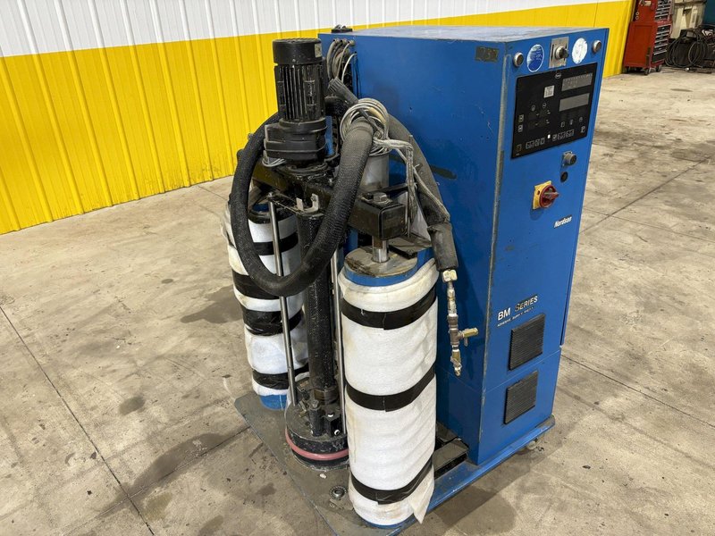 NORDSON MODEL #BM-20 RESIN TRANSFER &amp; ADHESIVE  GLUE MELTING SUPPLY SYSTEM: STOCK #21055