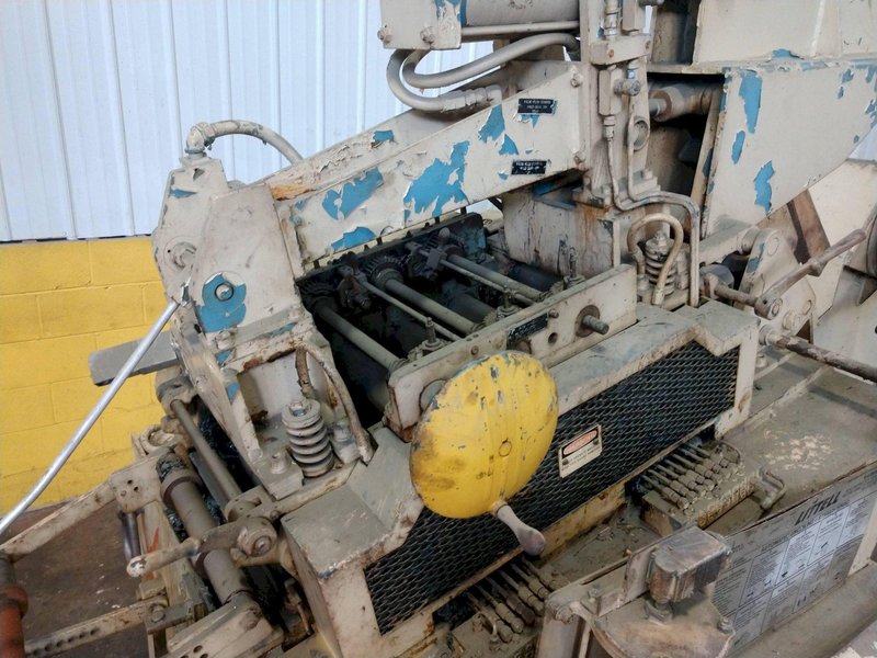 10,000 LB 5 TON X 12&quot; X .156&quot; LITTELL COIL FEED LINE WITH COIL REEL &amp; STRAIGHTENER: STOCK 14941