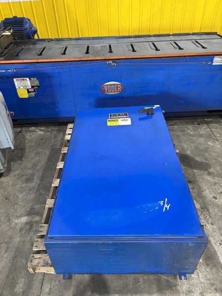 9 STAND YODER ROLLFORMER BASE WITH ELECTRICS / MAGNETEK GPD-515 DRIVE: STOCK #23428