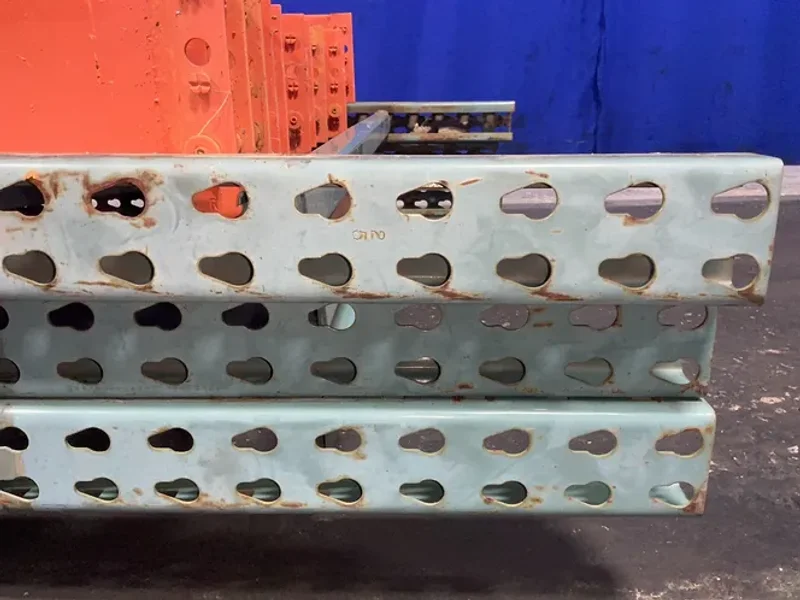 42” X 144” PALLET RACKING  -  TEARDROP
