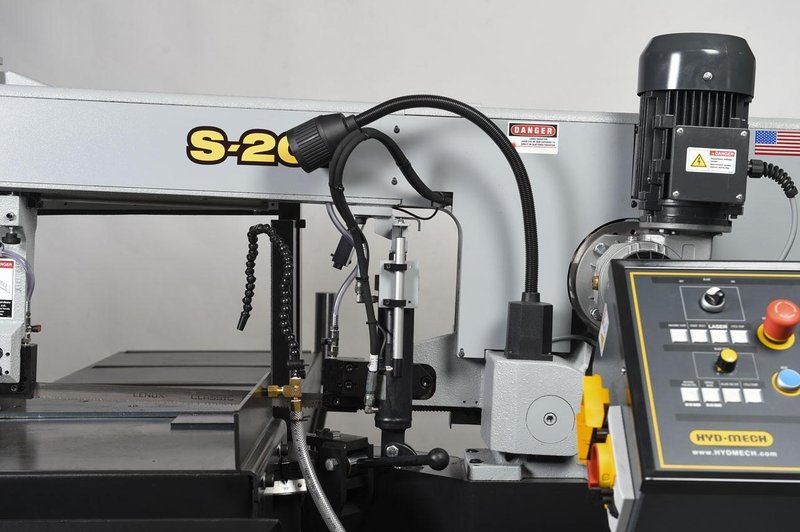 NEW 13" x 18" HYD-MECH MODEL S-20P SEMI-AUTOMATIC HORIZONTAL PIVOT BAND SAW