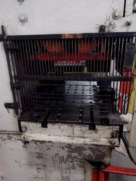 110 TON CINCINNATI MODEL #110 OBS HYDRAULIC C-FRAME PRESS, 10&quot; STROKE: STOCK 15962