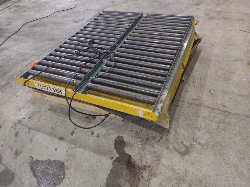 3500 LB X 60" X 48" SOUTHWORTH MODEL #LS4-36 HYDRAULIC SCISSOR LIFT TABLE, 110V SINGLE PHASE: STOCK #20921