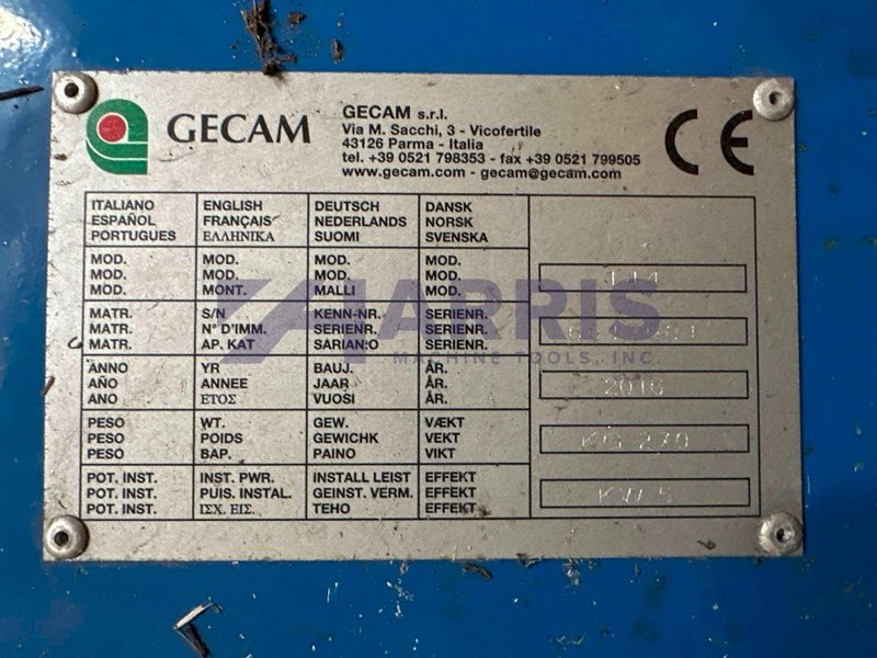 GECAM Model 144 Orbital Grinding Machine
