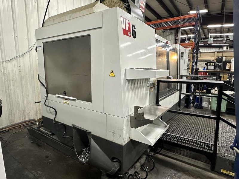 Haas VF-6/40 VMC, 2010 – WIPS, Side-Mount Tool Changer, Renishaw OMI-2T, High Pressure Coolant
