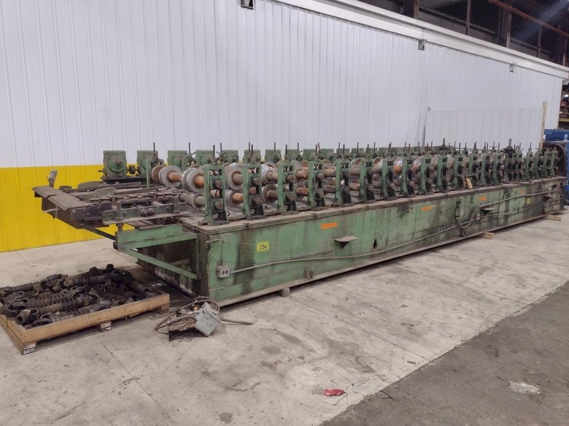 20 STAND X 3&quot; X 48&quot; ASC RAFTED ROLLFORMER, TOOLED FOR 36&quot; STANDING SEAM ROOF PANEL: STOCK #14214