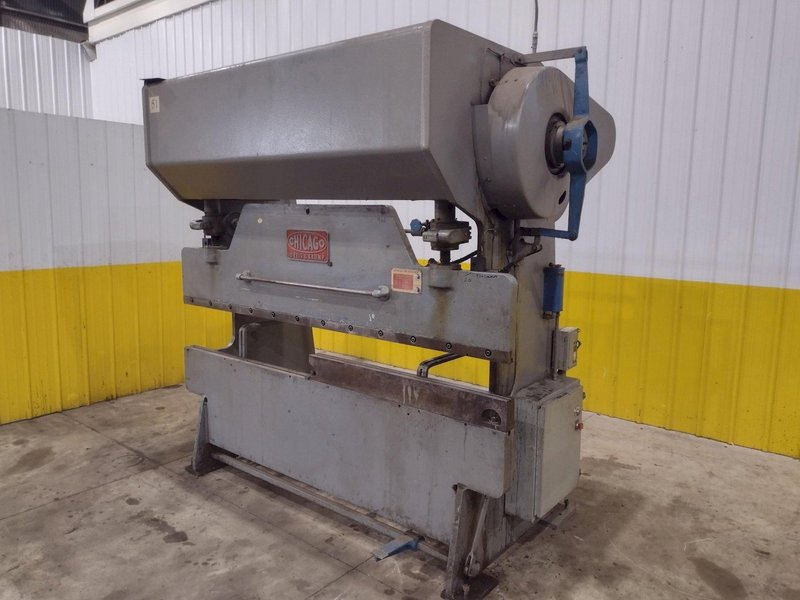 55 TON X 8' CHICAGO D&amp;K MODEL #68-B MECHANICAL PRESS BRAKE: STOCK #23632
