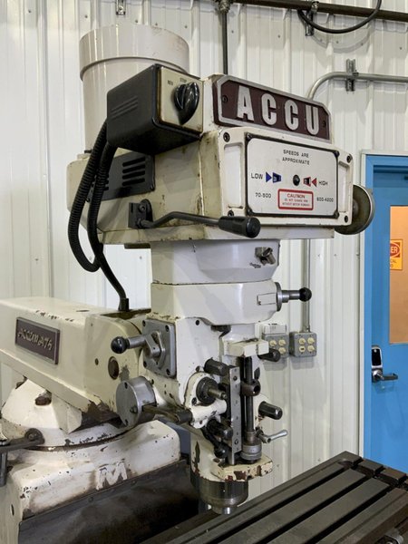 3 HP ACCU MODEL #AC3KV RAM TYPE VERTICAL MILL: STOCK #80916