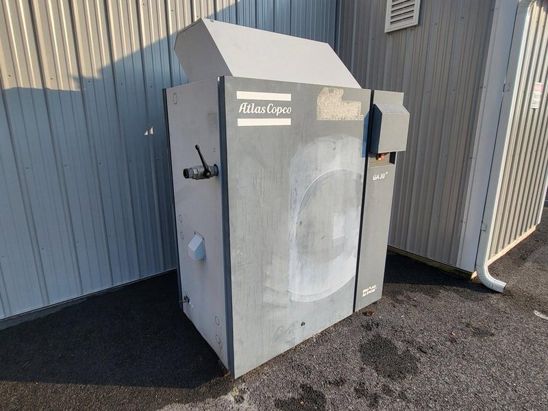 40 HP Atlas Copco GA30P Rotary Screw Air Compressor, 2010