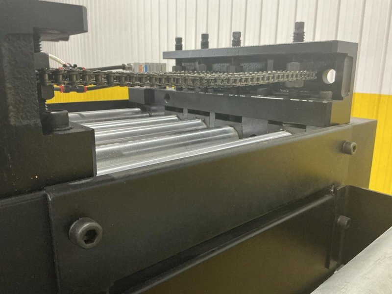 12" X .125" PA INDUSTRIES MODEL #SS127 MOTORIZED 7 ROLL COIL STRIP STRAIGHTENER : YOBRO #25104