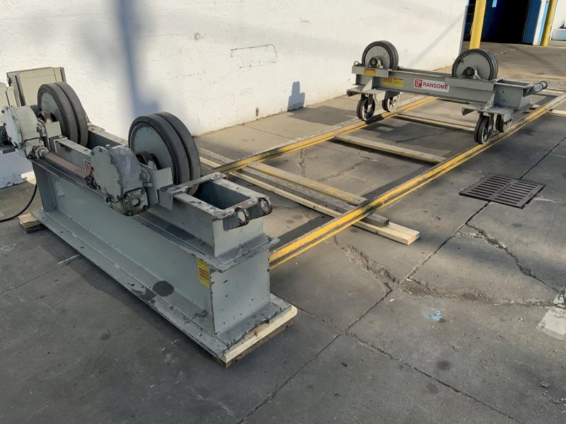10 TON RANSOME TANK ROLL SET ON ADJUSTABLE TRACK: STOCK #81221