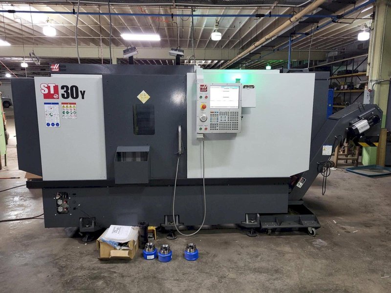 Haas ST-30Y Multi-Axis CNC Lathe, 2020 – Royal Quick-Grip Accu-Length CNC Collet Chuck