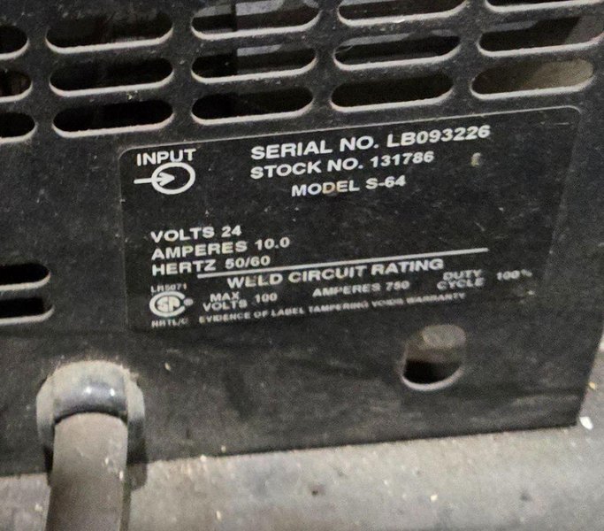 MILLER S-64 24V WIRE FEEDER USED