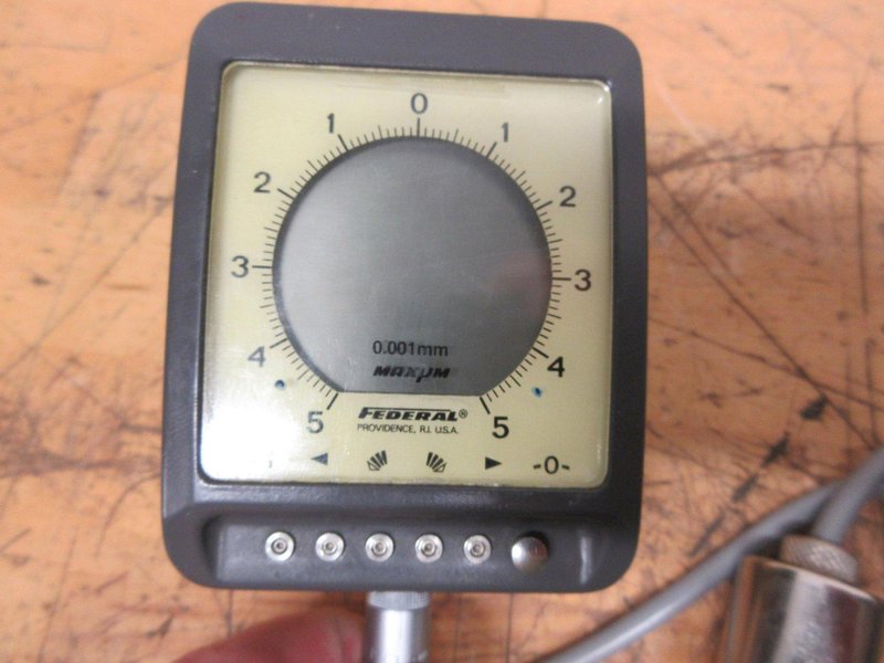 Federal Maxum .001mm Digital Travel Indicator with Probe, Assorted Dial Tension Gages- Auction Item