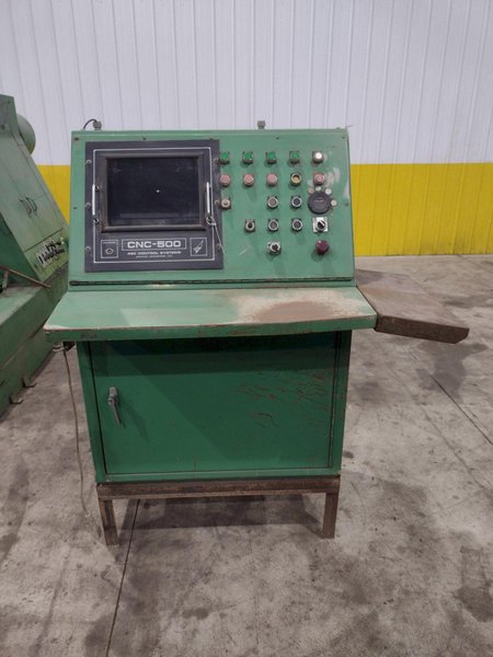 16 STAND X 4&quot; x 36&quot; WIDE R-PANEL ASC ROLLFORMER LINE WITH REEL &amp; CUT OFF, BECK CONTROLS: STOCK 21176