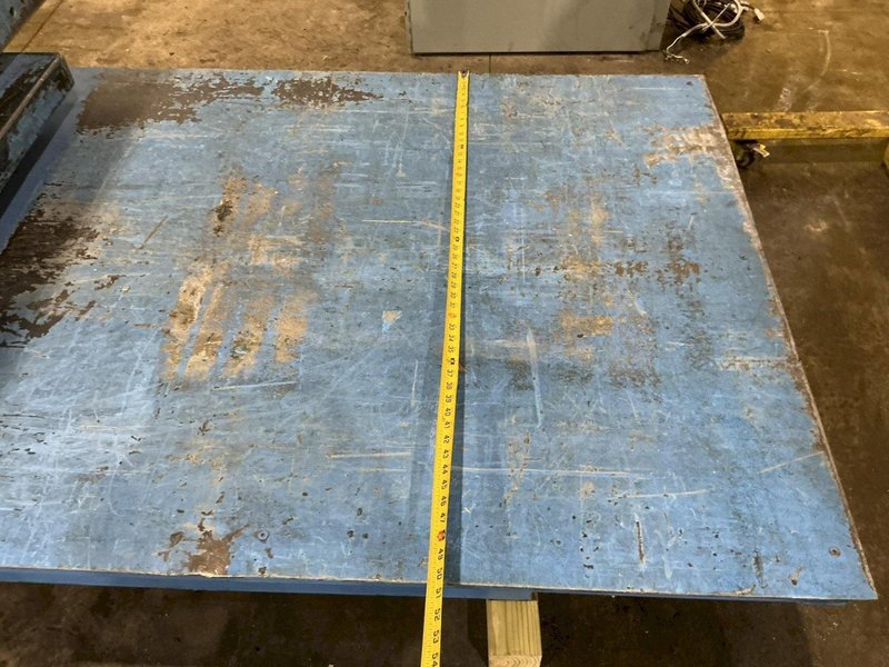 5000 LBS x 60" x 48" AUTOMATIC HANDLING HYDRAULIC UPENDER / FLIPPER: YOBRO #25093